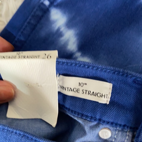 NWT! J. Crew Denim Vintage Straight Tie Dye Raw Hemline Jeans 26 - Picture 10 of 15